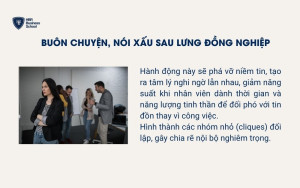 Buôn chuyện, nói xấu sau lưng đồng nghiệp