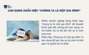 Lam dụng khẩu hiệu “chúng ta là một gia đình”