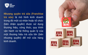 Nhượng quyền trà sữa là gì?