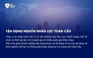 Tận dụng nguồn nhân lực toàn cầu