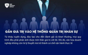 Gắn giá trị vào hệ thống quản trị nhân sự