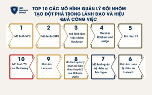 Top 10 các mô hình quản lý đội nhóm tạo đột phá trong lãnh đạo và hiệu quả công việc