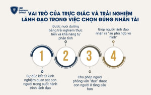 Vai trò của trực giác và trải nghiệm lãnh đạo trong việc chọn đúng nhân tài