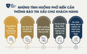 Những tình huống phổ biến cần thông báo tin xấu cho khách hàng