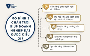 Mô hình 3 chân trời giúp doanh nghiệp đạt được điều gì?