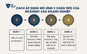 Cách áp dụng mô hình 3 chân trời (3 Horizons) của McKinsey vào doanh nghiệp