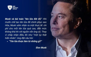 Ví dụ về Tư duy nguyên bản: Elon Musk và SpaceX