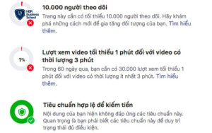 Điều kiện bật kiếm tiền trên Facebook từ In-Stream Ads