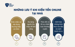 Những lưu ý khi kiếm tiền online tại nhà