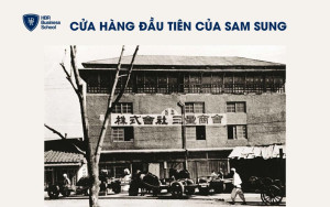 Cửa hàng đầu tiên là một cửa hàng tạp hóa nhỏ tên là Samsung Sanghoe