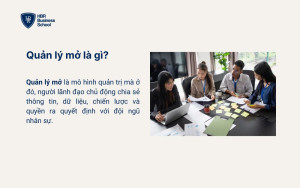 Quản lý mở là gì?