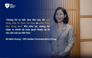Chia sẻ của Bà Minh Hương – CEO Golden Communication Group