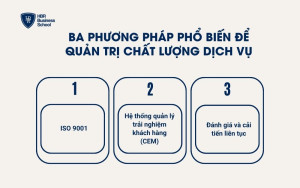 3 phương pháp phổ biến đẻ quản trị chất lượng dịch vụ