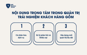 Nội dung trọng tâm trong quản trị trải nghiệm khách hàng