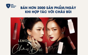 Bán hơn 2000 sản phẩm/ngày khi hợp tác với Châu Bùi
