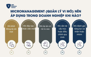 Micromanagement (Quản lý vi mô) nên áp dụng trong doanh nghiệp khi nào?