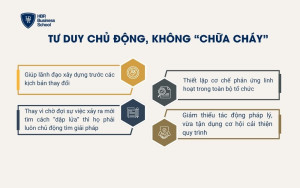 Tư duy chủ động, không “chữa cháy”