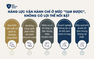 Năng lực vận hành chỉ ở mức “tạm được”, không có lợi thế nổi bật