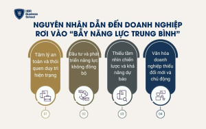 Nguyên nhân dẫn đến doanh nghiệp rơi vào “bẫy năng lực trung bình”