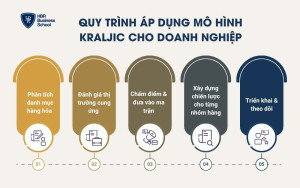 Quy trình áp dụng mô hình Kraljic cho doanh nghiệp