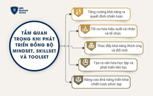 Tầm quan trọng khi phát triển đồng bộ Mindset, Skillset và Toolset