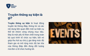 Truyền thông sự kiện là gì?