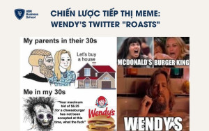 Wendy’s – Xây dựng “tính cách thương hiệu” nhờ meme và sự dí dỏm