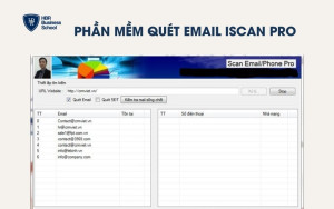 Phần mềm quét email Iscan Pro