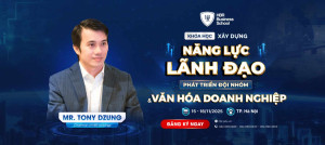 Dẫn dắt bởi Mr.Tony Dzung - Chủ tịch Hội đồng quản trị HBR Holdings