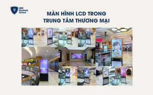 Màn hình LCD trong trung tâm thương mại