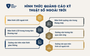 6 hình thức quảng cáo kỹ thuật số ngoài trời