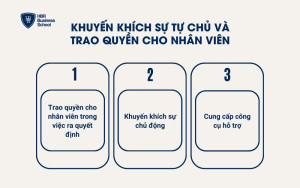 Khuyến khích sự tự chủ và trao quyền cho nhân viên