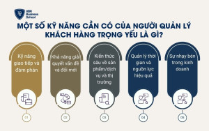 Một số kỹ năng cần có của người quản lý khách hàng trọng yếu là gì?