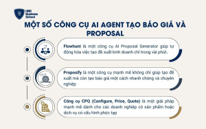 Một số công cụ AI Agent tạo báo giá và proposal