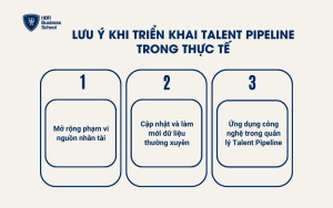 Lưu ý khi triển khai Talent Pipeline trong thực tế