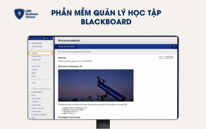 Phần mềm quản lý học tập Blackboard