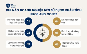 Khi nào doanh nghiệp nên sử dụng phân tích Pros and Cons?