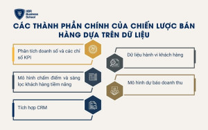 Các thành phần chính của chiến lược bán hàng dựa trên dữ liệu