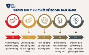 Những lưu ý khi thiết kế booth bán hàng