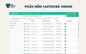 FastWork Hiring – Dễ triển khai, tích hợp đa kênh, phù hợp doanh nghiệp Việt