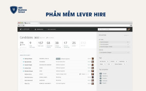 Lever Hire – Hệ thống mạnh mẽ, hỗ trợ phân tích dữ liệu và quản lý quan hệ ứng viên