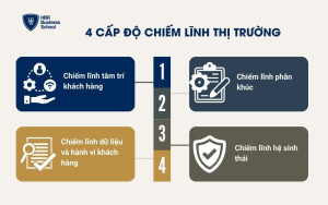 4 cấp độ chiếm lĩnh thị trường