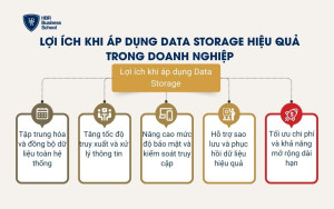 Lợi ích khi áp dụng Data Storage hiệu quả trong doanh nghiệp