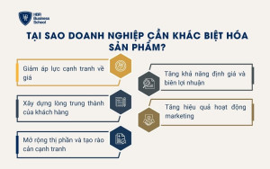 Tại sao doanh nghiệp cần khác biệt hóa sản phẩm?