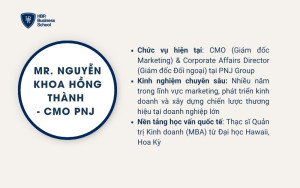 Mr. Nguyễn Khoa Hồng Thành - CMO PNJ