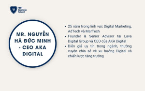 Mr. Nguyễn Hà Đức Minh - CEO AKA Digital