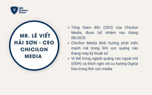 Mr. Lê Viết Hải Sơn - CEO Chicilon Media