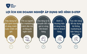 Lợi ích khi doanh nghiệp áp dụng mô hình D-STEP