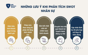 Những lưu ý khi phân tích SWOT nhân sự