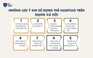 Những lưu ý khi sử dụng thẻ Hashtag trên mạng xã hội